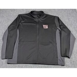 New York Giants Antigua 1/4 Zip Pullover Mens 3XL Black Football NFL NWOT